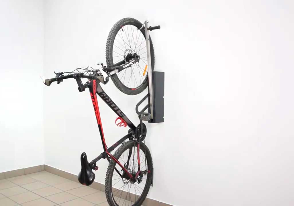 Cúal Regulación Mesa final Soporte neumático para bicicletas de pared - Tienda crea tu bicicleta