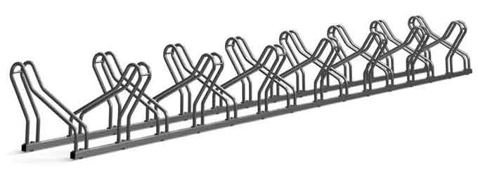 soportes tipo rack de suelo modelo cros estandar a dos lados